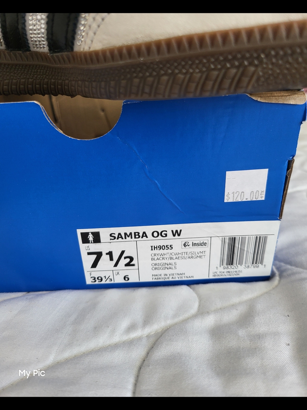 Adidas Women Samba Super Silver & Black Sneakers - Picture 4 of 4